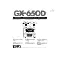 Cover page of AKAI GX-650D Owner's Manual