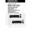 Cover page of DENON DCD-615 Owner's Manual