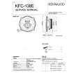 Cover page of KENWOOD KFC138E Service Manual
