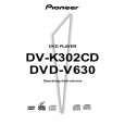 Cover page of PIONEER DV-K302CD/RAMXQ Owner's Manual