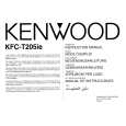 Cover page of KENWOOD KFC-T205ie Owner's Manual