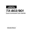 Cover page of ONKYO TX-901 Owner's Manual