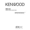 Cover page of KENWOOD MDX-G3 Owner's Manual