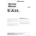 Cover page of PIONEER S-A35 Service Manual