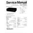 Cover page of TECHNICS RSTR232 Service Manual