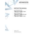 Cover page of KENWOOD TM-D710E Owner's Manual