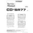 Cover page of PIONEER CD-SR77/E Service Manual