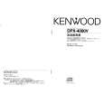 Cover page of KENWOOD DPX-4000V Owner's Manual