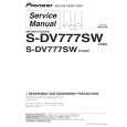 Cover page of PIONEER S-DV777SW/XTW/E Service Manual