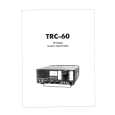 Cover page of KENWOOD TRC-60 Service Manual