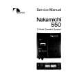 Cover page of NAKAMICHI 550 Service Manual