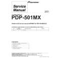 Cover page of PIONEER PDP-501MX-TYVL[2] Service Manual