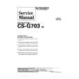 Cover page of PIONEER CSG703XE Service Manual
