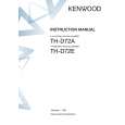 Cover page of KENWOOD TH-D72A Owner's Manual