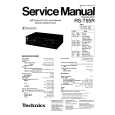 Cover page of TECHNICS RS-T55R Service Manual