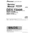 Cover page of PIONEER DEH-1500R/X1P/EW Service Manual