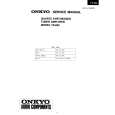 Cover page of ONKYO TX822 Service Manual