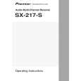 Cover page of PIONEER SX-217-S/SFLXJ Owner's Manual