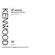 Cover page of KENWOOD DP-M5540 Owner's Manual