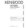 Cover page of KENWOOD KRV999D Owner's Manual