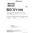 Cover page of PIONEER BD-V1100/KUXJ Service Manual