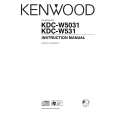 Cover page of KENWOOD KDC-W5031 Owner's Manual