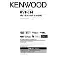 Cover page of KENWOOD KVT-614 Owner's Manual