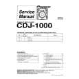 Cover page of PIONEER CDJ-1000 Service Manual