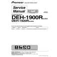 Cover page of PIONEER DEH-1900R/XS/EW5 Service Manual