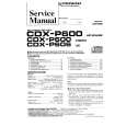 Cover page of PIONEER CDXP600 Service Manual