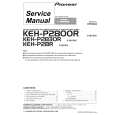 Cover page of PIONEER KEH-P2800R/X1P/EW Service Manual
