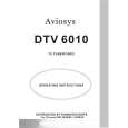 Cover page of PIONEER DTV6010 Owner's Manual