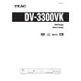 Cover page of TEAC DV3300VK Owner's Manual