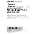 Cover page of PIONEER VSX-C402-K/MYXU Service Manual