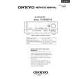 Cover page of ONKYO TXSR601E Service Manual