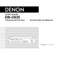 Cover page of DENON DN-C635 Owner's Manual