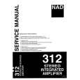 Cover page of NAD 312 Service Manual