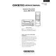 Cover page of ONKYO MD-101A Service Manual