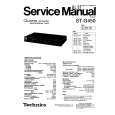 Cover page of TECHNICS STG450 Service Manual