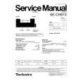 Cover page of TECHNICS SECH610 Service Manual