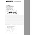 Cover page of PIONEER DJM-600/WYXCN Owner's Manual