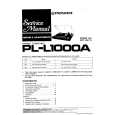 Cover page of PIONEER PLL1000A Service Manual