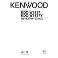 Cover page of KENWOOD KDC-W5137 Owner's Manual