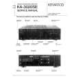 Cover page of KENWOOD KA3020SE Service Manual