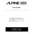 Cover page of ALPINE 3519 Service Manual
