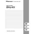 Cover page of PIONEER DVJ-X1/KUC Owner's Manual