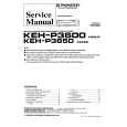Cover page of PIONEER KEH-P3600 X1M/UX Service Manual