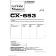 Cover page of PIONEER CX-653 Service Manual