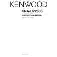 Cover page of KENWOOD KNA-DV2600 Owner's Manual