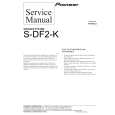 Cover page of PIONEER S-DF2-K Service Manual